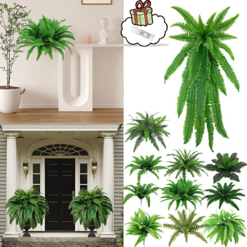 Realistic Artificial Plants Outdoor Green Plants Porch Windows Home Decor