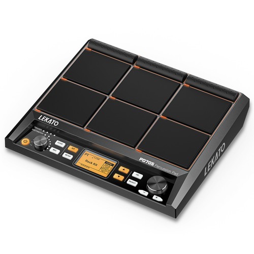 PD705 Percussion Pad 9-Trigger Sample Multipad Tabletop Electric Drum USB MIDI - Picture 2 of 12