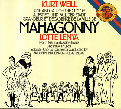 2 CDs Weill MAHAGONNY Lenya Thurn Brückner-Rüggeberg | exzellent (CR5698)