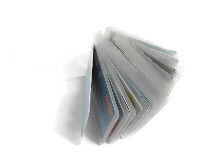 Ricambio Credito Supporto Plastica Maniche Inserti Paesaggio Scheda Portafoglio - Foto 4