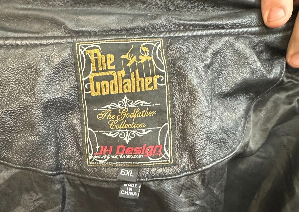The Godfather Don Corleone Leather Jacket 6XL Paramount Pictures