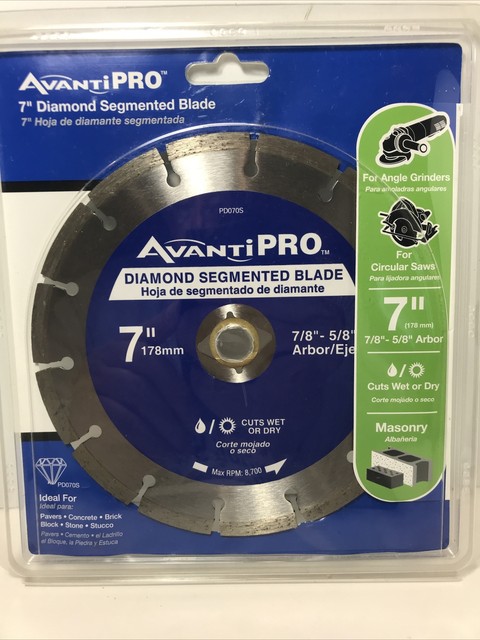 2 Pcs Avanti Pro Pd070s 7 In Segmented Diamond Blade Wet Or Dry Masonry For Sale Online Ebay