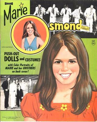 VINTAGE UNCUT 1973 MARIE OSMOND PAPER DOLLS ~CUTE HD LASER REPRODUCTION~ LO PR