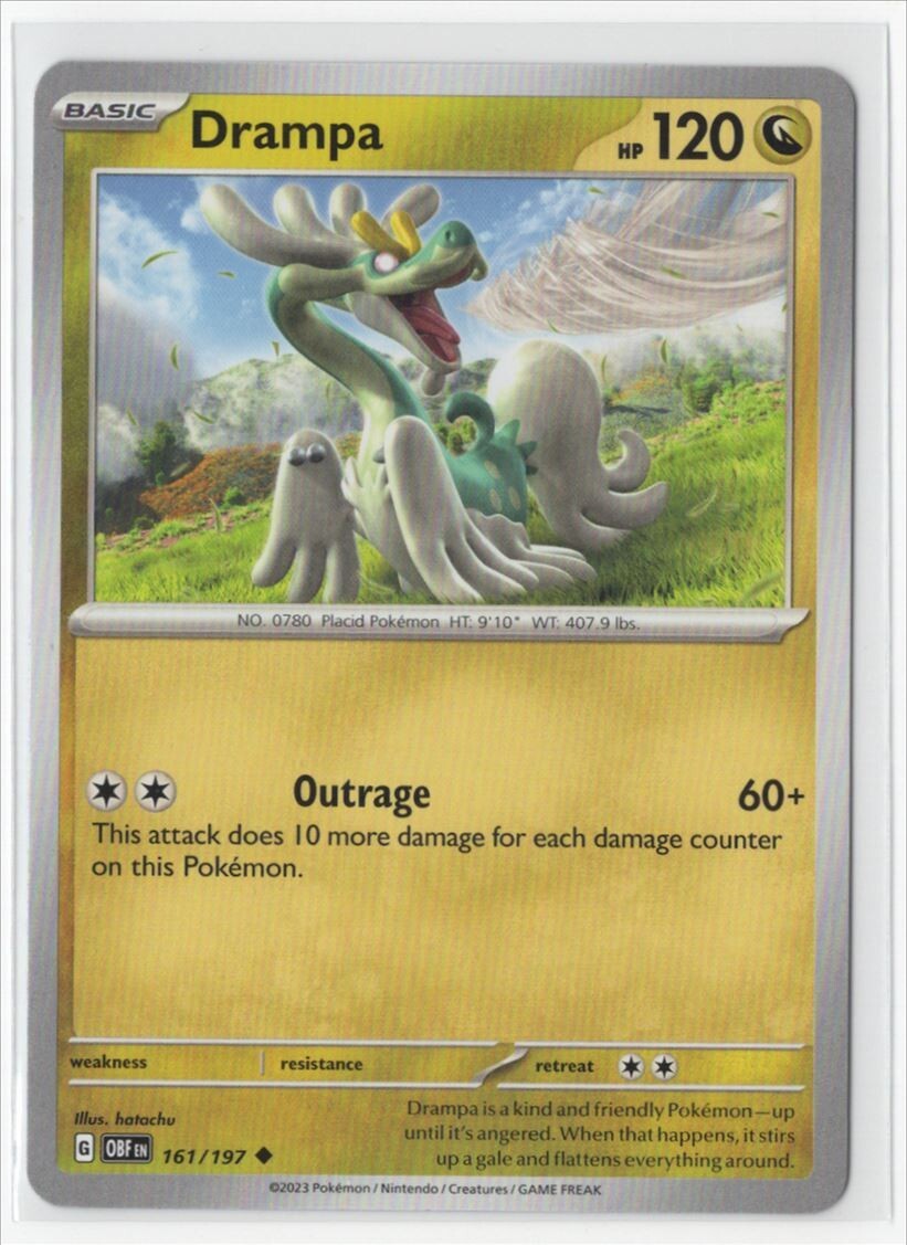 Pokemon Obsidian Flames 161/197 Drampa