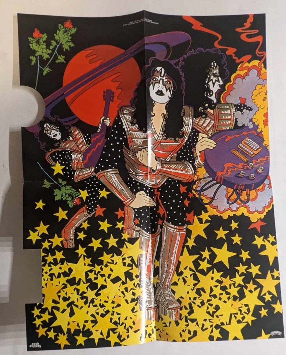 KISS ACE FREHLEY Solo POSTER Insert from 2014 LP | eBay