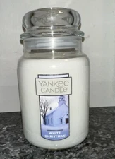 Yankee Candle: White Christmas 22oz Single Wick Candle