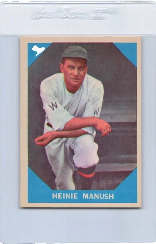 Fleer Baseball Sports Trading Card Singles Heinie Manush