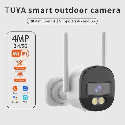 1-4x 5G WIFI IP NETZWERK CAMERA Tuya 4MP HD FUNK WLAN AUßEN ÜBERWACHUNGSKAMERA #