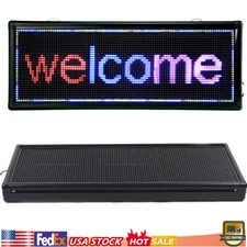 40x15" LED Sign Programmable Scrolling Message Display Board Advertising