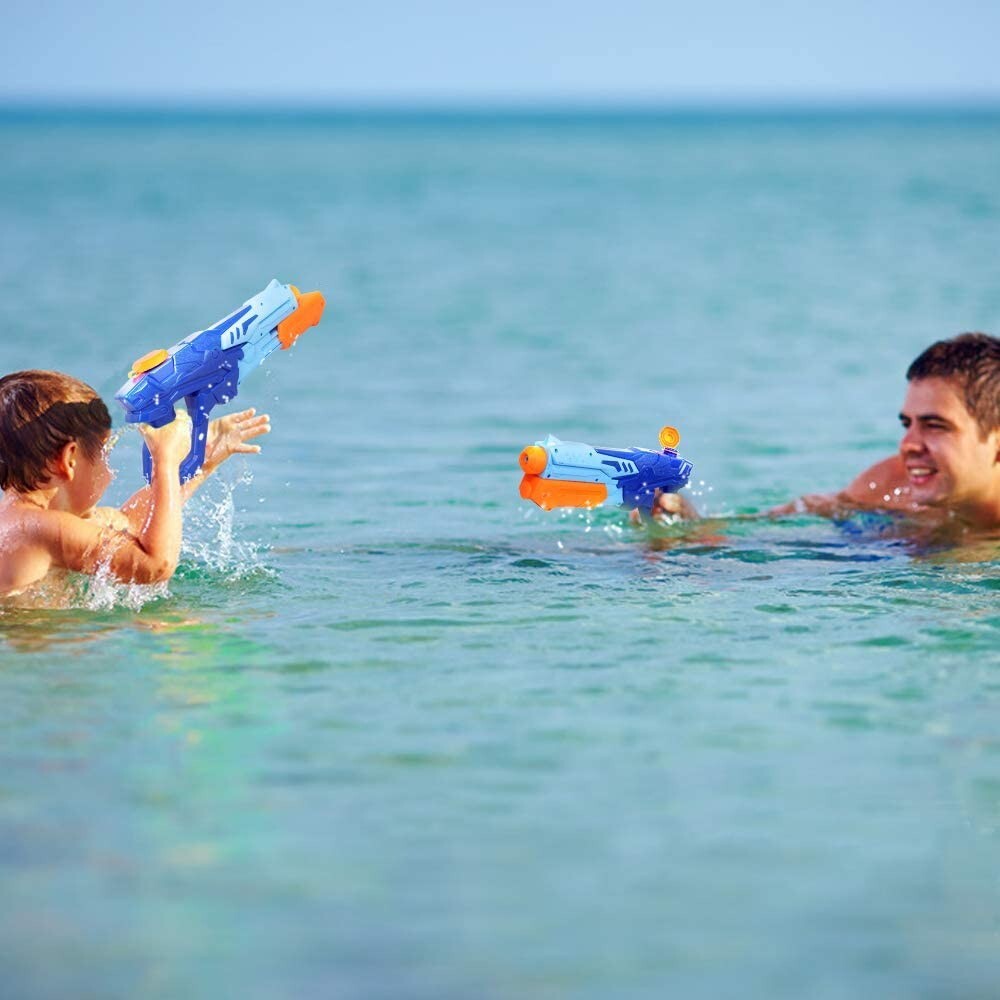 Pistolet à Eau Géant 750 Ml – Puissant Jet Jusqu’à 10 M – Jouet Été Enfants & Adultes – Idéal Piscine, Plage, Bataille D’Eau