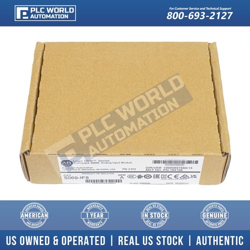 Allen Bradley 5069-IF8 Ser A Compact 5000 Analog Input Module, 8-Ch, New Sealed - Picture 3 of 8