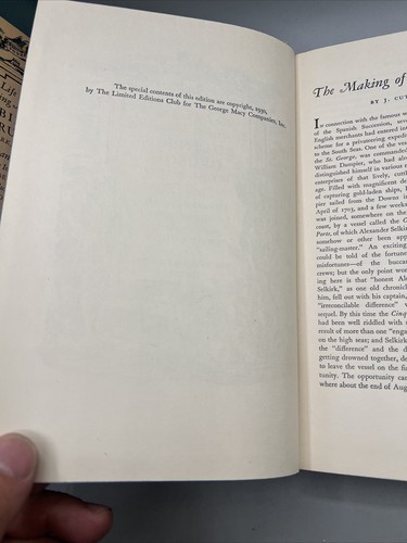 1930 The Life & Strange Adventures of ROBINSON CRUSOE of York Mariner Color Rare - Picture 10 of 19