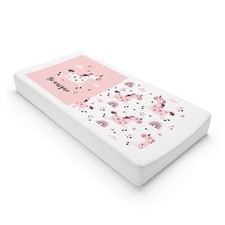 Jaiveda pink unicorn design Baby Changing Pad Cover