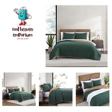 Full/Queen Quilt Set, Super Soft Reversible Bedding with Matching Shams, Bedd...