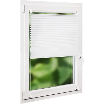 Plissee Easy Fix Klemm Faltrollo blickdicht Fenster Rollo ohne Bohren 60x130 cm