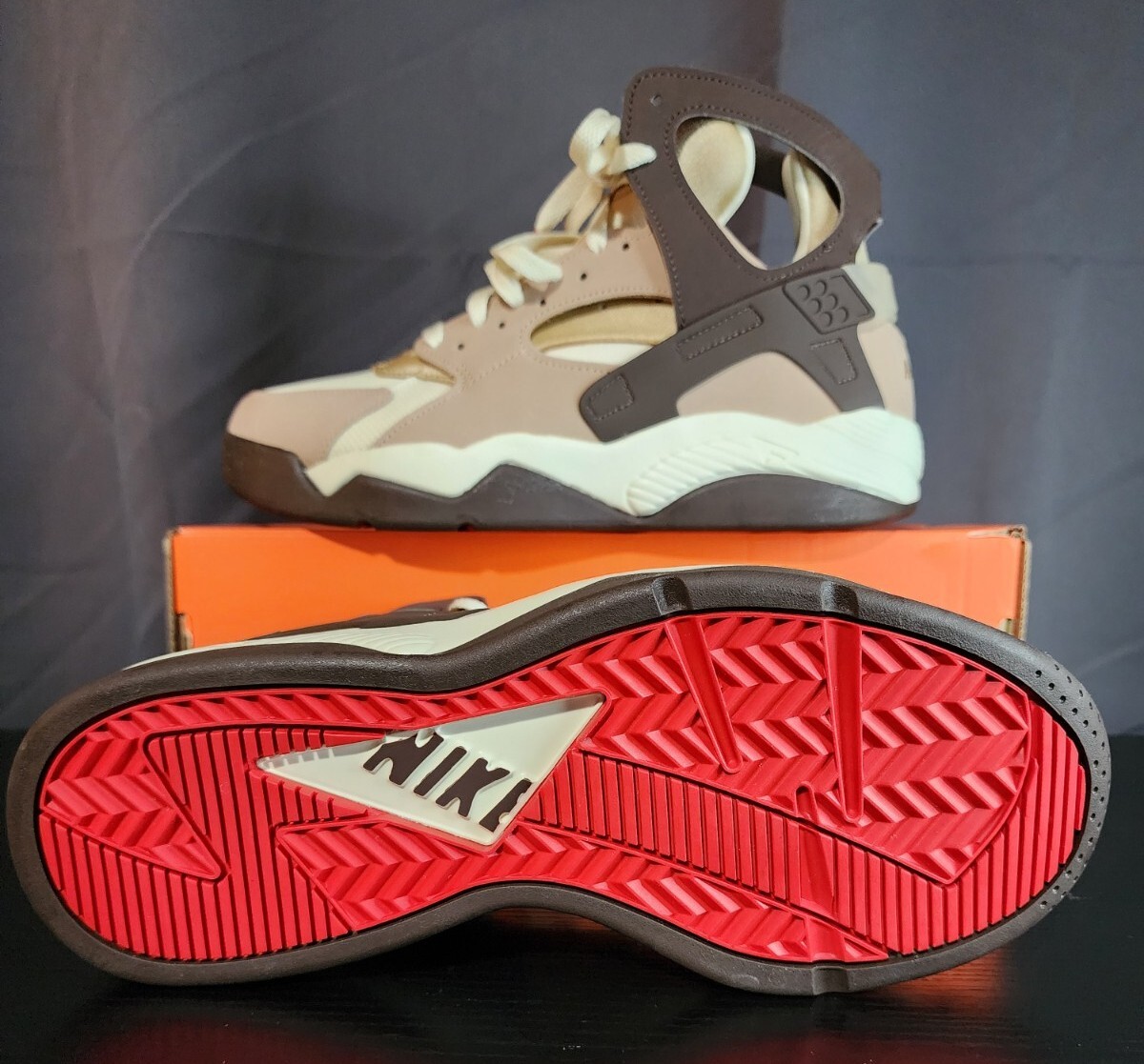 Nike Air Flight Huarache Baroque Brown Men's Size 9.5