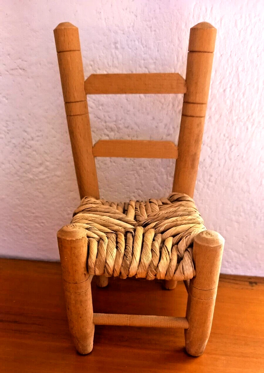 Sedia Laterale In Miniatura Nera Moderna Melody Jane – Scala 1:12, In Legno, Per Casa Delle Bambole - 3