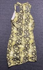 FASHION NOVA SNAKE PRINT DRESS SIZE S NWT