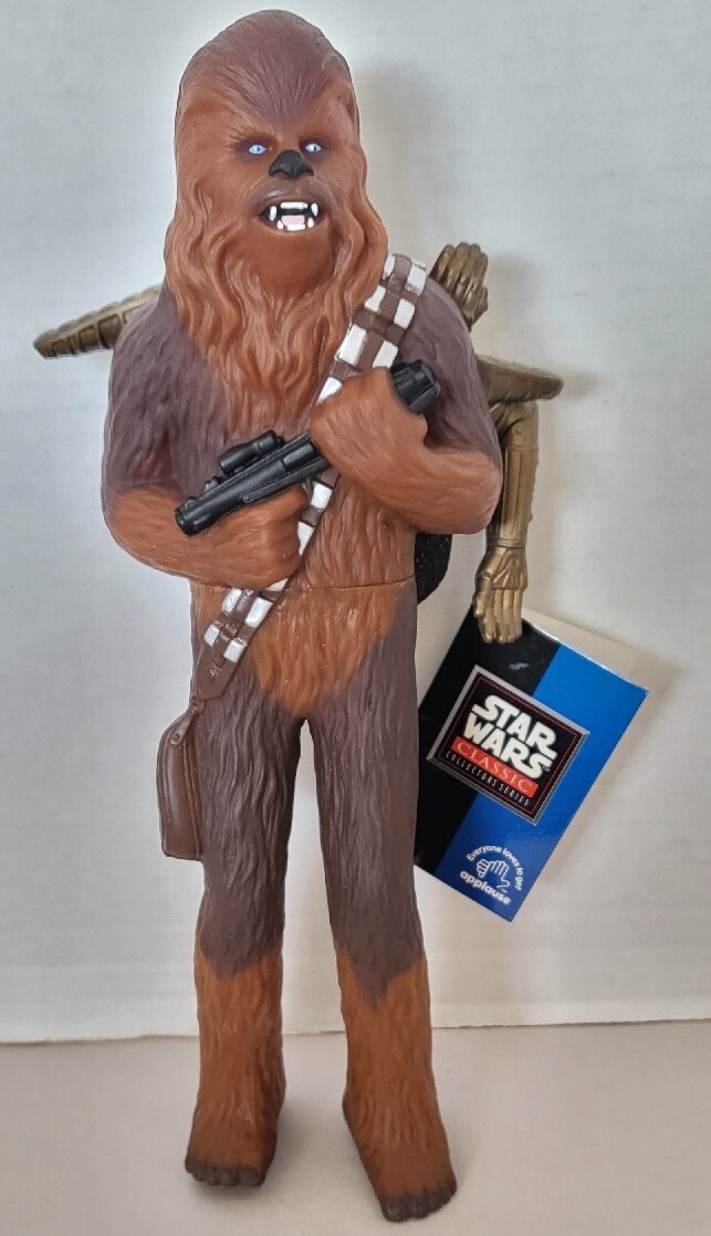 Vtg 1995 Star Wars Chewbacca Carrying C-3PO Action Figure Applause
