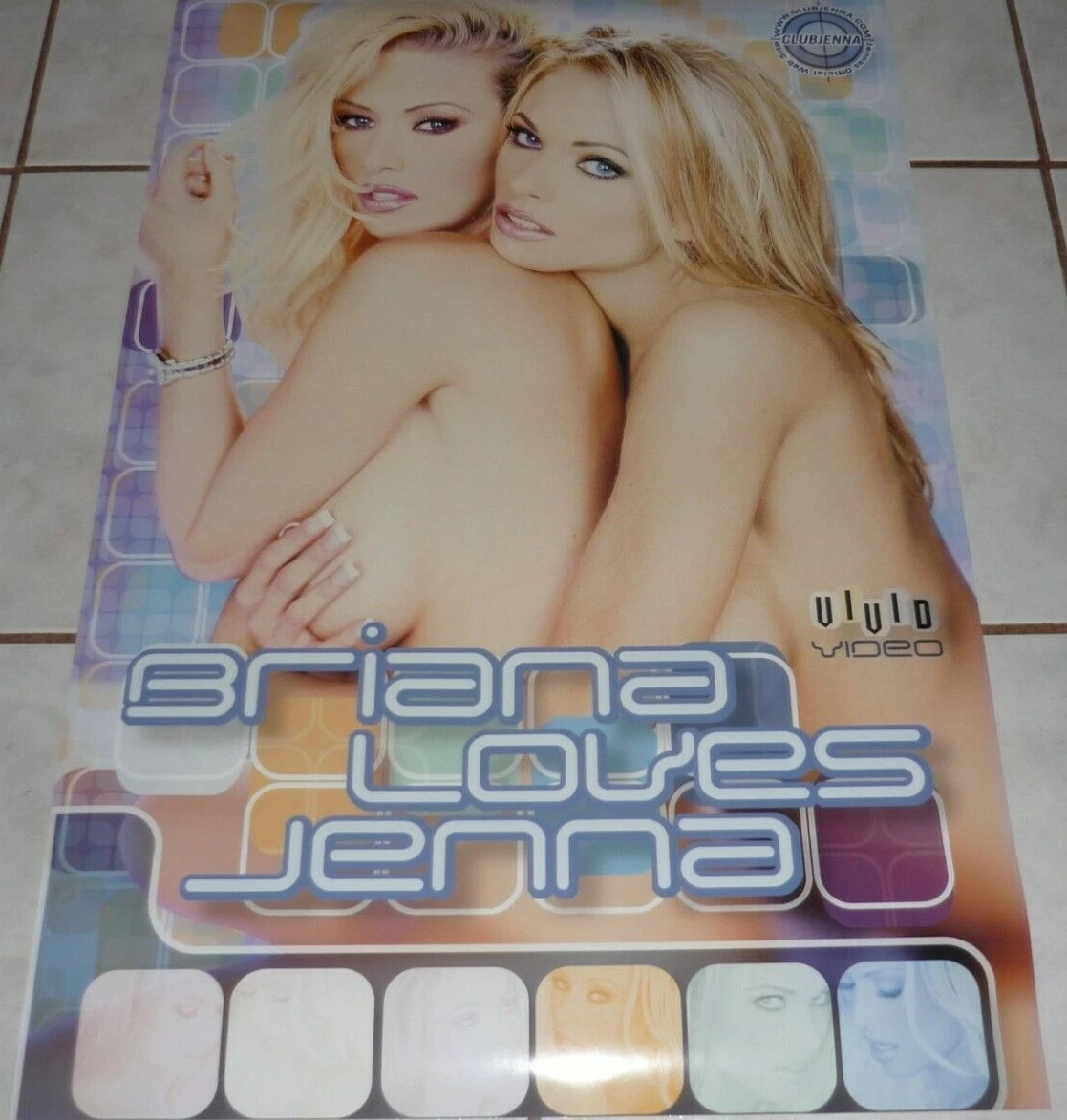 BRIANA BANKS Loves JENNA JAMESON Rare 2-sided Poster! I Dream Of Jenna |  eBay