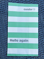 1 Spuckt&uuml;te ,Kotzt&uuml;te, Spuckbeutel, Sickness bag, Waste bag. CONDOR  Airlines