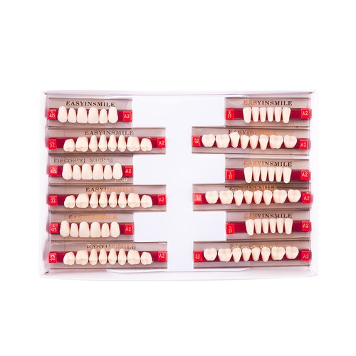 1packDenta Acrylic Resin Denture Full Set/Upper/Lower False Teeth A2 Easyinsmile - Picture 4 of 30