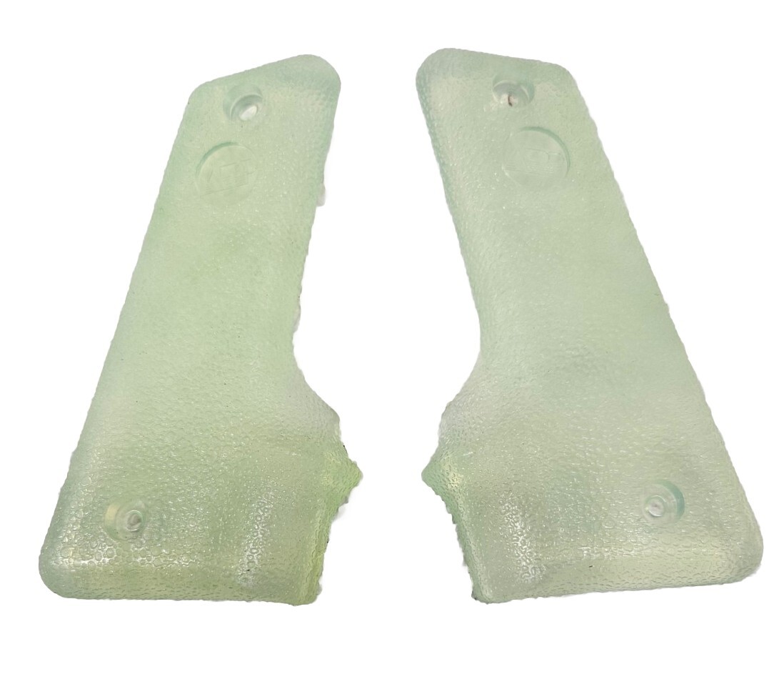 Green Tint Clear 45 Pistol 2 Finger Trigger Frame Wrap Around Grip Paintball Gun