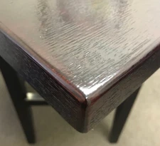 NEW 24"X30" Wooden Veneer Restaurant Table top in Dark Mahogany (Eased Edge)