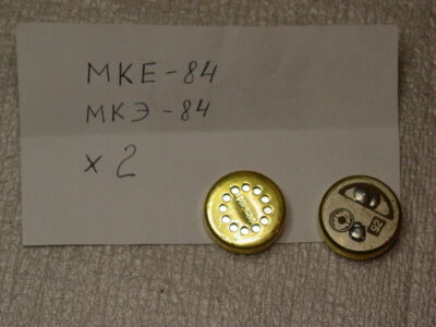 x2 Oktava Electret Kondensatormikrofon мкэ-84 mke-84 NOS sowjetische...