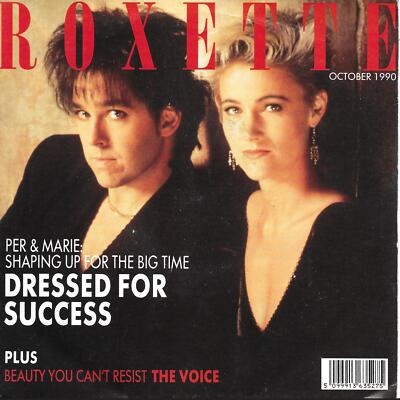 Roxette Dressed For Success Paper Labels UK 45 7'' sgl +Picture Sleeve +The Voice