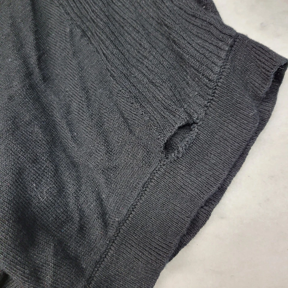 Suéter Catherines Mujer Plus 1X Cárdigan Negro Transparente Corto Frente Abierto Foto 4 de 4