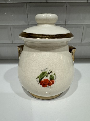 Botes de frutas vintage KLM STAFFORDSHIRE INGLATERRA adorno dorado - Imagen 5 de 11