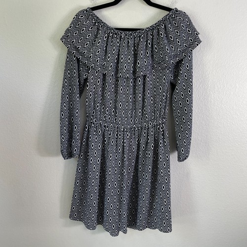 NEW $155 Michael Kors Womens Small Off the Shoulder Dress Long Sleeve - Picture 8 of 9