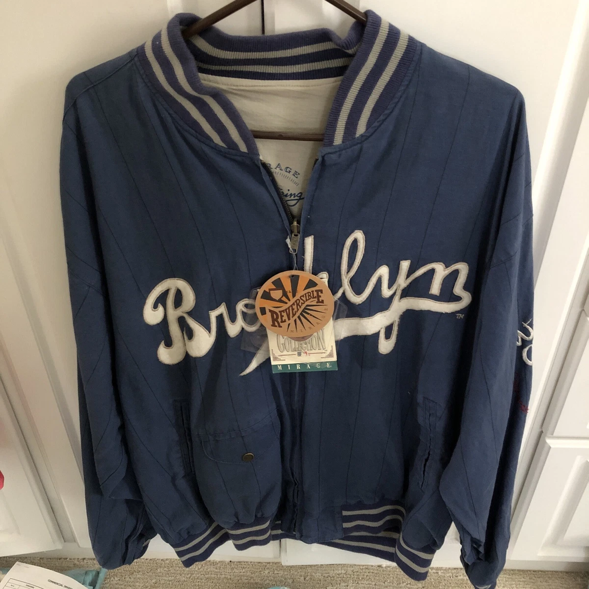 Vintage brooklyn dodgers jacket sales