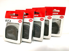 CANON R-F-3 Camera Cover Body Cap for EOS SLR/DSLR Black Set of 5 Japan Gift