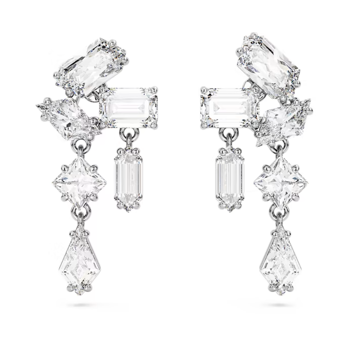 関税送料込◆エレガント【SWAROVSKI】Mesmera ピアス Mesmera earring jackets, Mixed cuts, Detachable, Blue