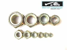 Nylon Insert Lock Nuts Grade 8 Yellow Zinc Fine Thread Kit 660 Pieces