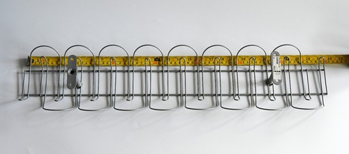 Bandeja de administración de cables Ikea Signum controlador de cable horizontal plateado - Imagen 7 de 9
