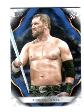 WWE Curtis Axel #21 2019 Topps Undisputed Blue Parallel Card SN 24 of 25