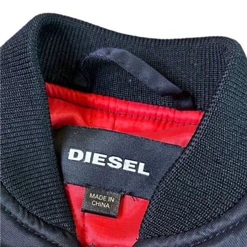 Diesel Youth Black Zip-Up Jacket Coat Size 4Y Boy Girl Unisex - Picture 9 of 11