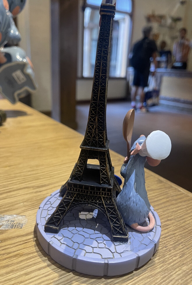 Disney Parks Epcot Paris Remy Ratatouille With Eiffel Tower Figurine
