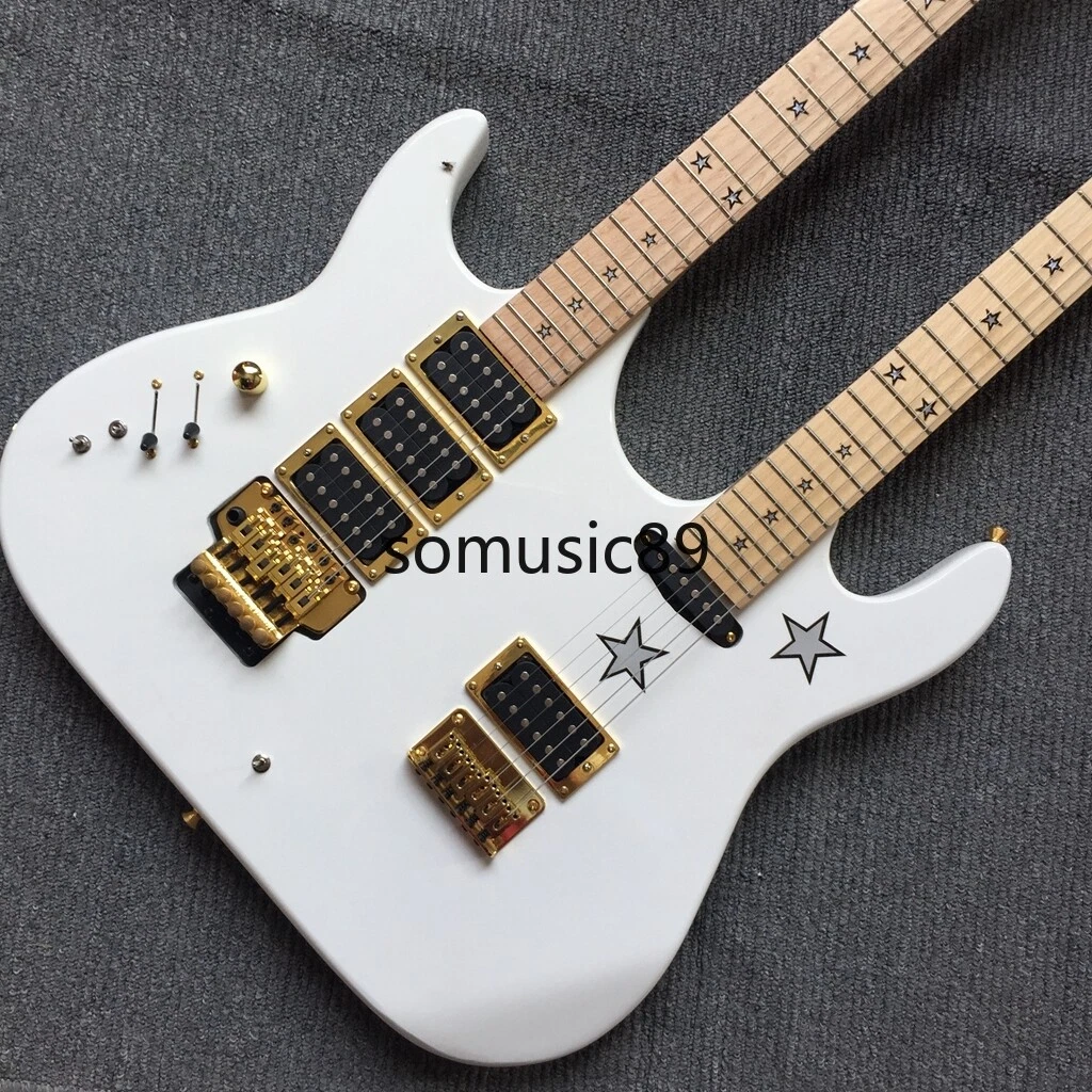 Left handed neck on top right handed guitar