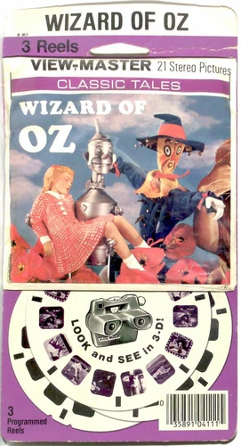 Wizard Of Oz 3D View-Master 3 Reel Packet 