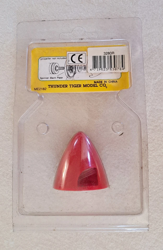 Nylon Spinner for Airplane 1-1/2" (38mm) Red - Thunder Tiger 3280R - Image 2 of 2