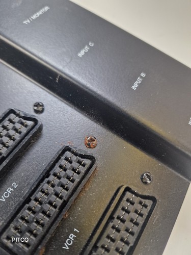 4-Way SCART Switch Box with RCA & S-Video Inputs - TV Monitor VCR Interface Retr - Picture 7 of 7