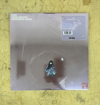 JOHN LENNON LOVE MEDITATION MIXES 3 LP COLOR VINYL NEW SEALED RSD 26 UNIVERSAL