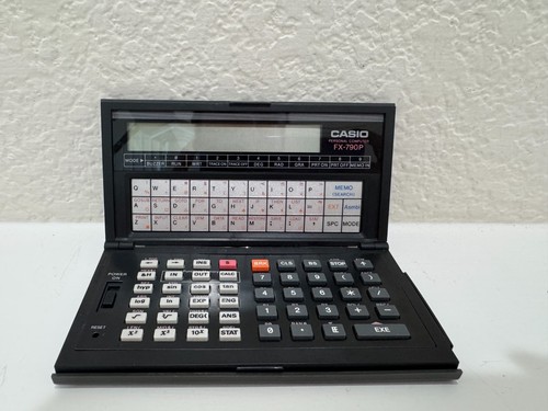 Calcolatrice programmabile portatile personal computer vintage Casio FX-790P solo parti