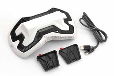 Brake Free LED Smart Helmet Brake Light White Waterproof Rechargeable #X369