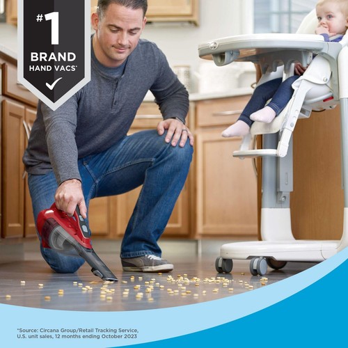 Black+decker Dustbuster Advancedclean Cordless Handheld Vacuum, Home A - Picture 4 of 9