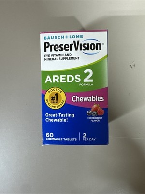 PreserVision Areds2 Eye Vitamin & Mineral Supplements Exp 06/ 2027
